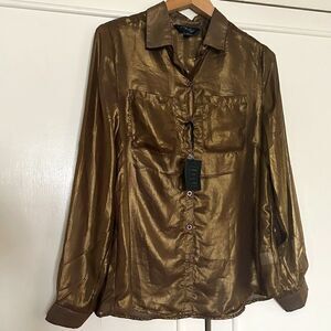 NWT Brooks Leigh Button Down Shirt
